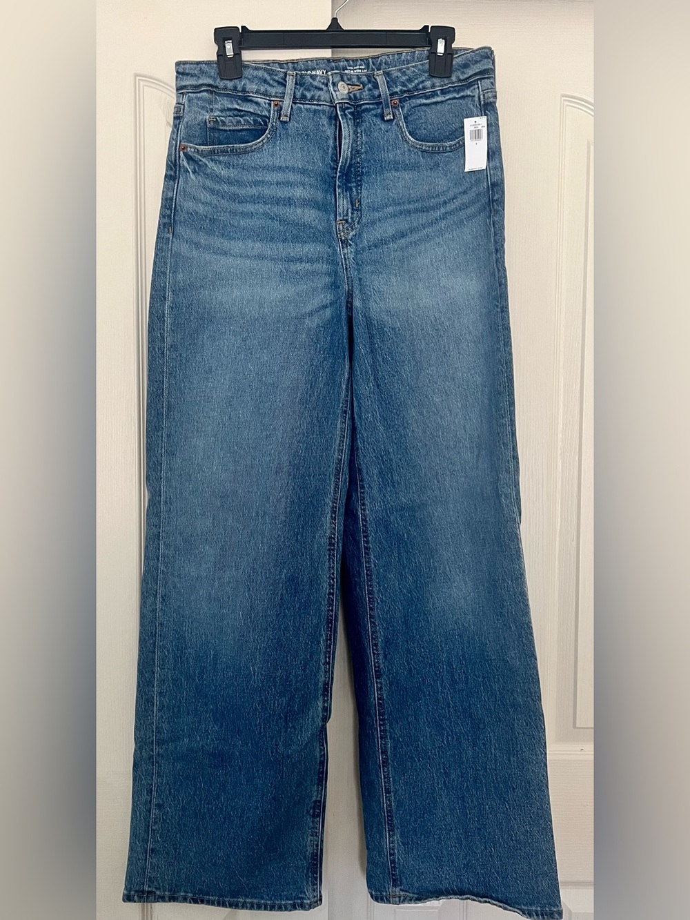Old Navy Women's Wide-Leg Jeans - Medium Blue Wash